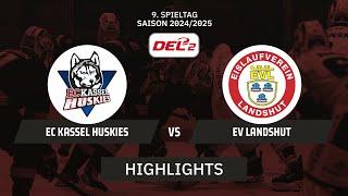 DEL2: EC Kassel Huskies vs. EV Landshut | Highlights - 9.Spieltag | SDTV Eishockey