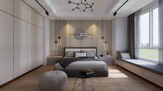 Sketchup interior design #44 How to make a bedroom design and render enscape