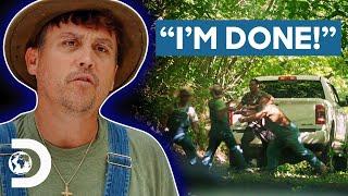 Mike Gets Into A Fist Fight With A Rival Moonshine Boss | Moonshiners