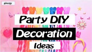 Party Decoration DIYs - Exclusive themed decors - What my channel is all about