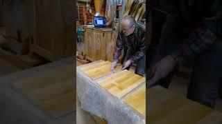 How to flatten out a warped panel.