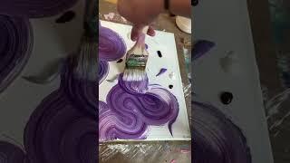 Painting ASMR #satisfying #trending #relaxing #art #painting #asmr #abstract #swirls #acrylic #chill