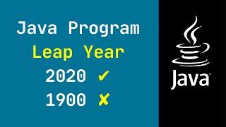 Java Program to Check Leap Year