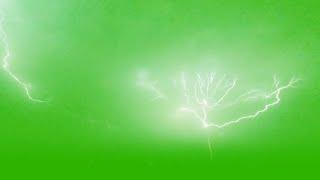 Lighting & Thunder Storm Green Screen Effects | Lighting green screen animation