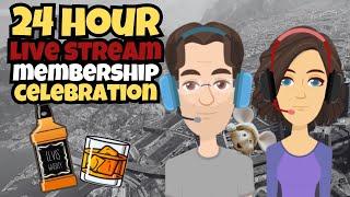 24 Hour Membership Celebration Live Stream- Part 3 (The Home Stretch)