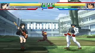 NICK54222 MUGEN: Mio Akiyama (me) VS Rouga Zanma