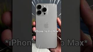 iPhone 16 Pro Max is BIGGER!