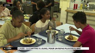 Dans les cantines des lycées de l'île, on mange gratuit jusqu'au 31 août.