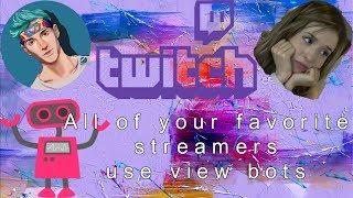 All of your favorite streamers use view-bots(Ft. Ninja & Pokimane)