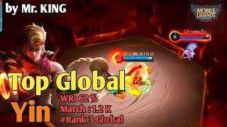 Deadly Fighter!! Gameplay Top Global Yin by Mr. KING - Mobile Legends