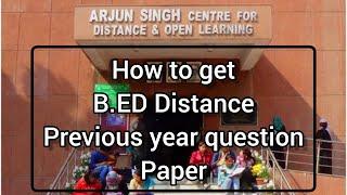 How to get Arjun singh jamia distance previous year question paper #jmicoe