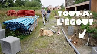 ON RACCORDE LE TERRAIN AU TOUT-À-L'ÉGOUT ET ON FROLE LA CATASTROPHE...  - EP.181