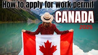 Apply for Canada work permit #canada #workpermit #2025