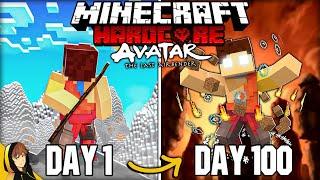 I Survived 100 Days in Hardcore Minecraft as the Avatar... Here's What Happened!