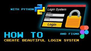 How to create nice looking login system with python/tkinter (and figma)