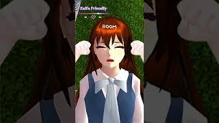 Cupid Cupid Dance || Tiktok Sakura School Simulator @zalfafriendly #shorts