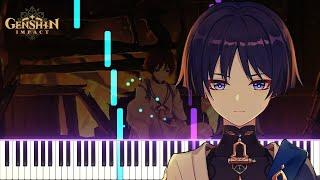 Wanderer: Ashes - Genshin Impact Character Teaser PV OST | [Piano Cover] (Synthesia)「ピアノ」