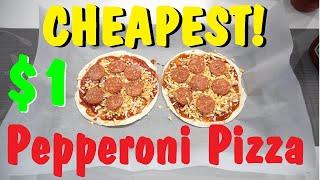 Making The CHEAPEST AND EASIEST PEPPERONI PIZZA!