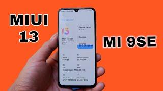 MIUI 13 Xiaomi Mi 9se