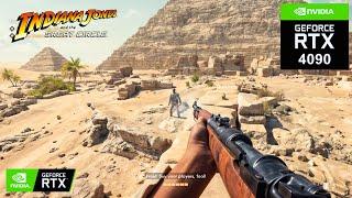 INDIANA JONES: RTX 4090 | 9800X3D | 4K DLSS 3 MAX SETTINGS | FULL RAY TRACING