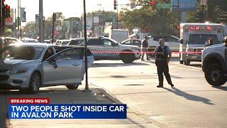 2 adults shot in head inside car carrying children in Chicago, police say