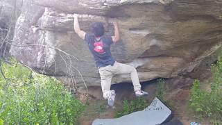 Hillary Step V7 (7A+) in Buandik, Grampians