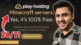 Is Free Minecraft Hosting REALLY Better Than Aternos? | play.hosting | 24/7 Online?