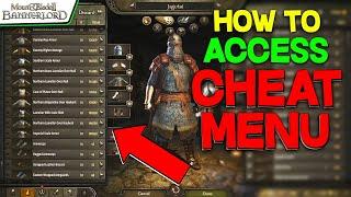 How to Access Cheats Menu with ALL Ingame Items - Mount & Blade II: Bannerlord