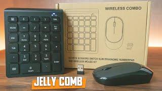 Беспроводная цифровая мини-клавиатура и мышь Jelly Comb 2,4G