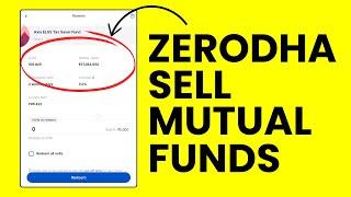 Mutual Funds Withdrawal Guide - How to Sell Mutual Funds in Zerodha Coin - Lock in & Exit Load