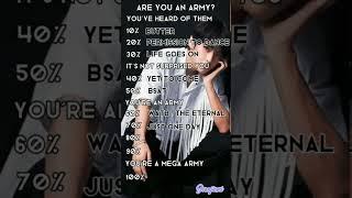 Are you an Army? || BTS quiz 