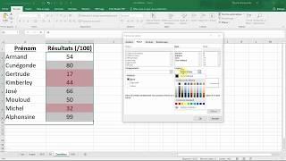 La MISE EN FORME CONDITIONNELLE (Cours EXCEL en français)