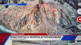 McKenzie junction partially reopens after rockslide