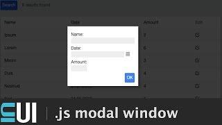 Let's Quickly Create a JavaScript Modal Window