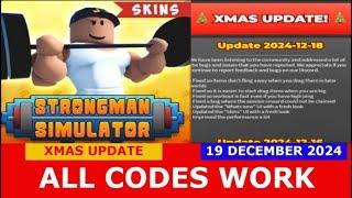 [XMAS UPDATE] Strongman Simulator ROBLOX | *ALL CODES WORK* | DECEMBER 19, 2024