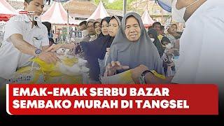  LIVE | Emak-Emak Serbu Bazar Sembako Murah Di Tangsel - Beritasatu Siang