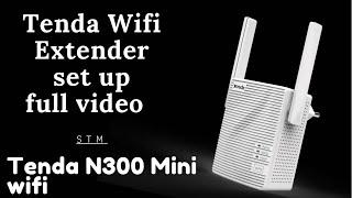 How to use Tenda N300 Mini wifi Range extender & set up installing full video