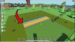 How To make The Best Starter Cobblestone Farm In Block Tycoon