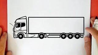 HOW TO DRAW A TRUCK