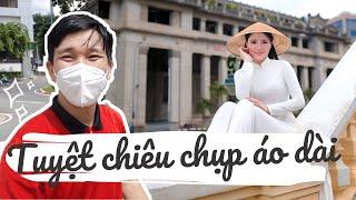 Chụp hình áo dài tại Cầu Mống | Miss Áo Dài