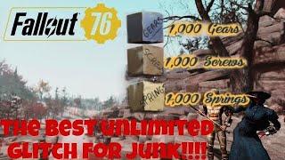 FALLOUT 76 BEST UNLIMITED JUNK/SCRAP GLITCH (WORKING NOW!)