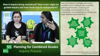 Planning for Combined Grades - Inquiry Process