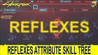 Cyberpunk 2077 Reflexes Attribute Skill Tree and Perks