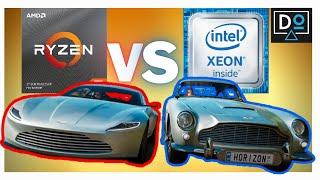 Xeon e5 2620 v3 vs Ryzen 7 1700 pro | Forza Horizon 4