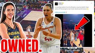 Diana Taurasi OWNED as Phoenix Crowd Gives CAITLIN CLARK STANDING OVATION after Fever Win!