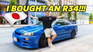 BUYING MY DREAM R34 SKYLINE IN JAPAN!!!