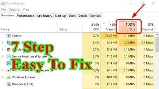 How to fix Windows 10 100% disk usage in Task Manager