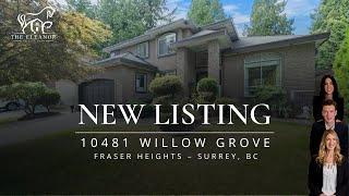 Just Listed 10481 Willow GroveFraser Heights Surrey | $1,849,000 | Surrey Houses For Sale