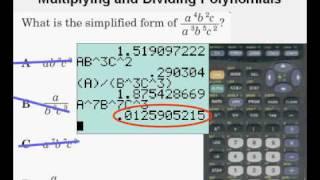 Test Taking Tricks 3 Multiplying and Dividing Polynomials