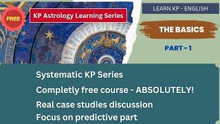 Learn free KP Astrology in English - The Basics (Part 1)